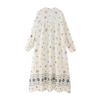 Váy In Pha Trộn qunz flax 6007