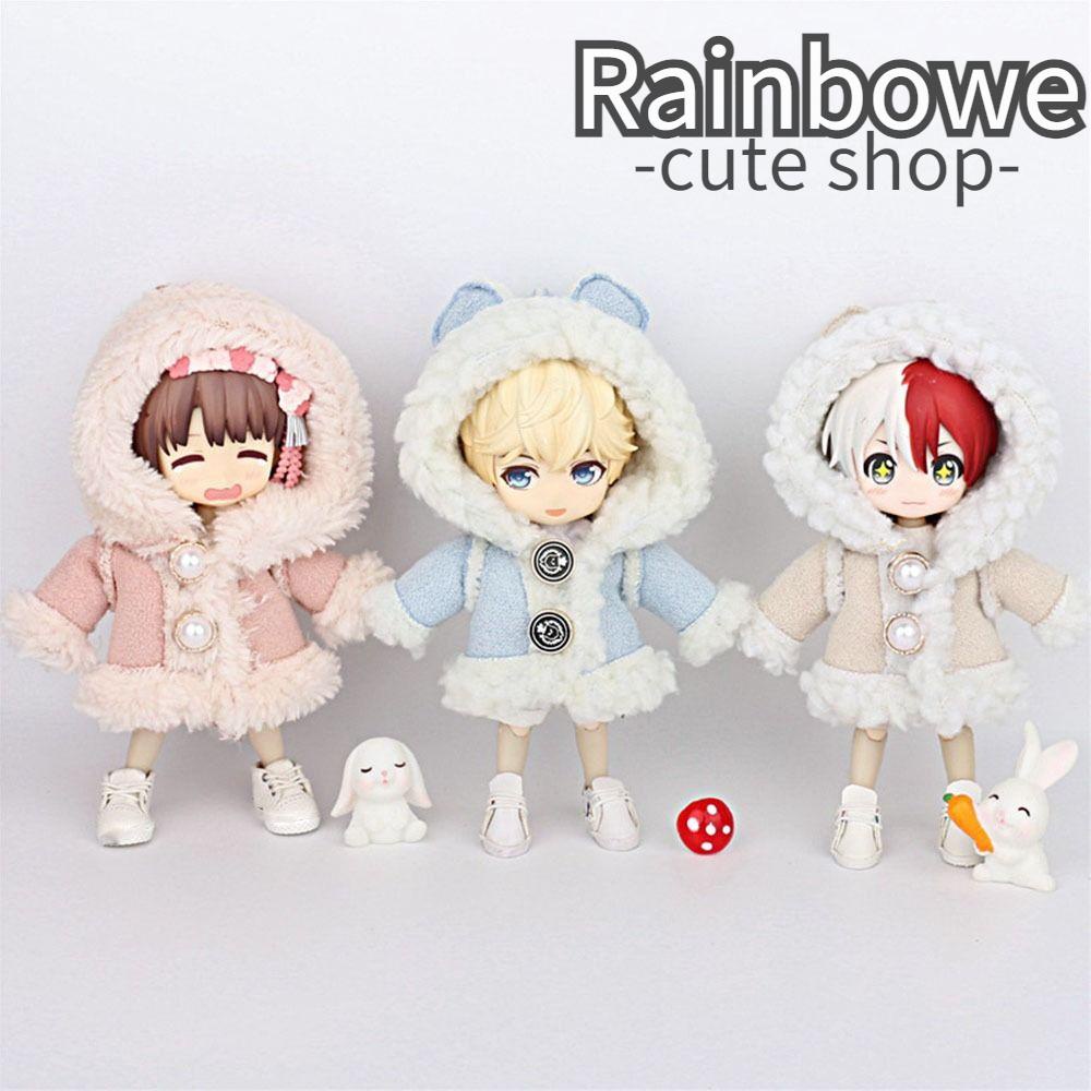 Áo Khoác Hoodie Mùa Đông Thủ Công Cho Búp Bê OB11 1 / 12BJD