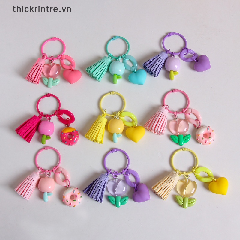 Móc Khóa Hình Hoa Tulip Thời Trang Độc Đáo