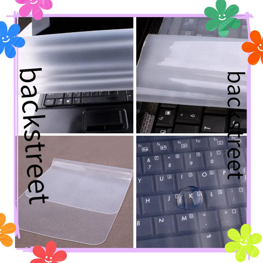 Vỏ bọc bảo vệ bàn phím laptop 14 inch bằng silicon trong suốt chống thấm nước tiện dụng