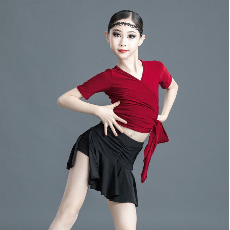 Chân Váy Khiêu Vũ Latin Thời Trang Xuân Hè Cho Bé Gái