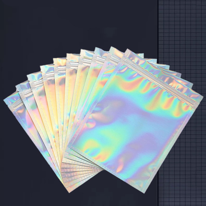 Set 100 Túi Nhựa Đựng Trang Sức Có Đèn Laser Tự Đóng Gói