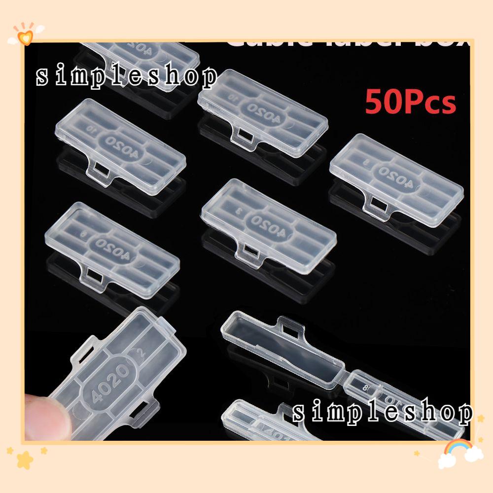 Hộp 50 dụng cụ đánh dấu dây cáp mạng chống thấm nước tiện dụng