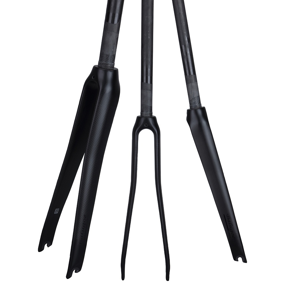 Phuộc Xe Đạp 700C 1-1 / 8 28.6mm Chất Liệu Sợi Carbon