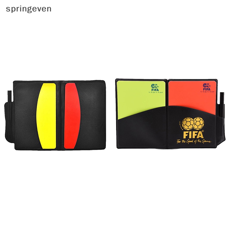 Springeven Bộ Thẻ Trọng Tài Bóng Đá Cảnh Báo Trọng Tài Bóng Đá Màu Đỏ Và Vàng Với Ví Score Score Phụ Kiện Thẩm Phán