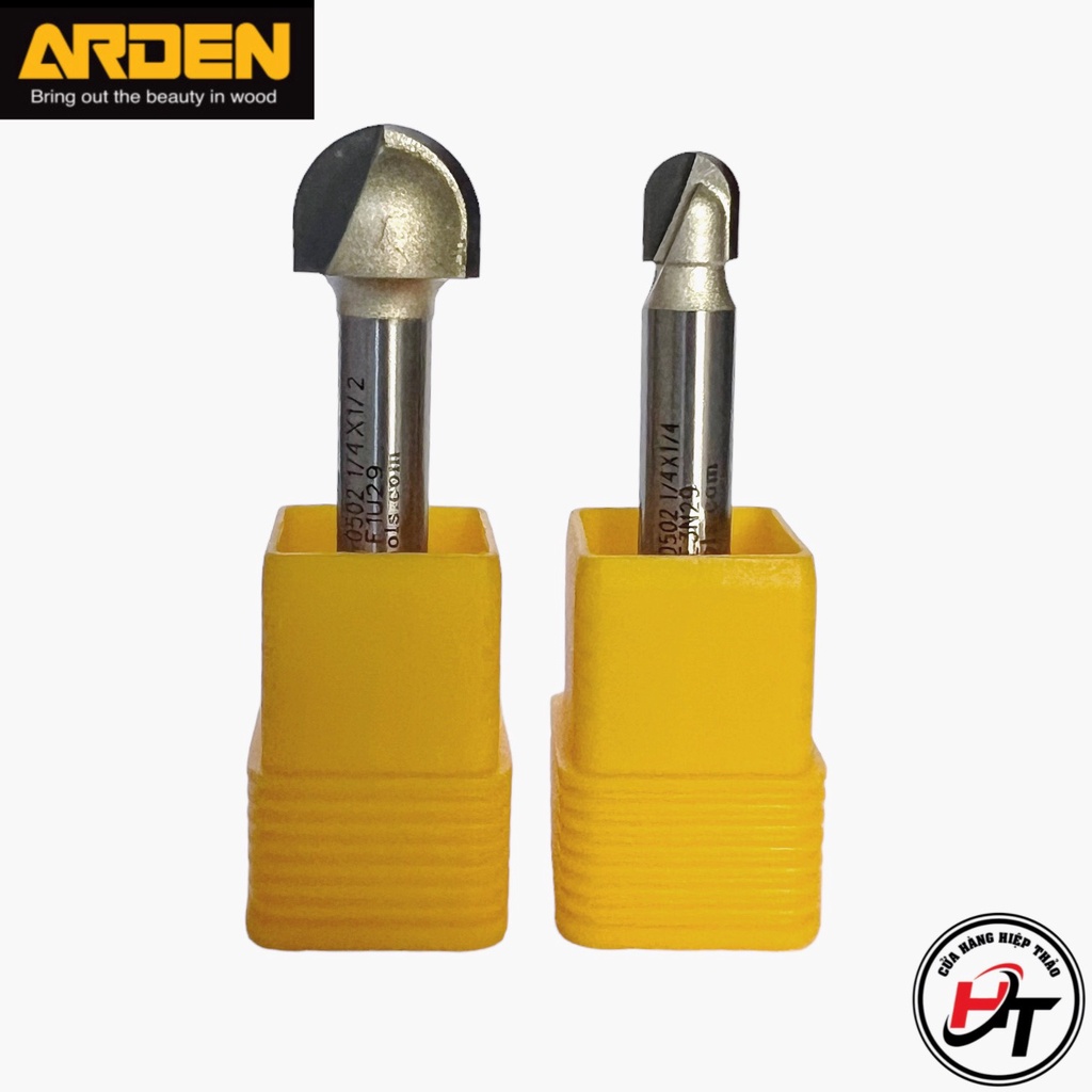 Mũi phay cnc gỗ mũi soi alu quả đào tròn dao cầu ARDEN 0502 AD-0502