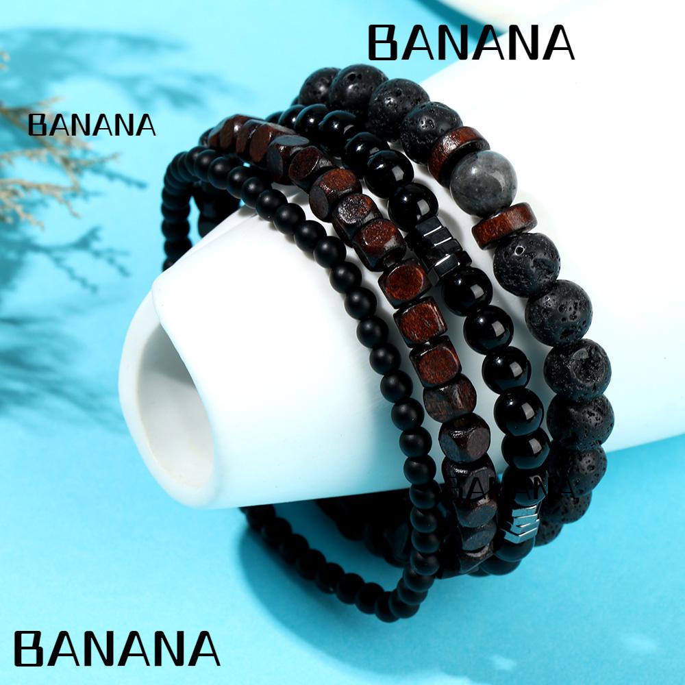 Set 1 4 Vòng Tay Chuỗi Hạt Có Thể Điều Chỉnh Phong Cách Dân T