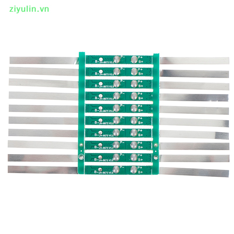Set 10 Bảng Mạch Bảo Vệ 2A BMS Dành Cho 1S 3.7V 18650 Li-ion lithium