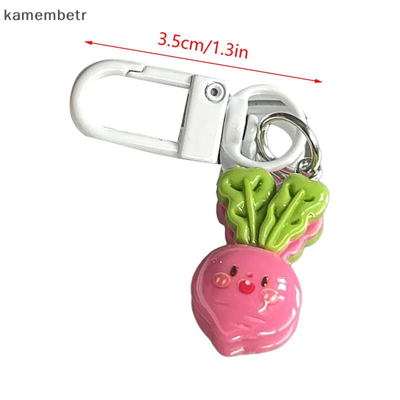 Kam Móc Chìa Khóa Trang Trí Ba Lô / Túi Xách / Móc Khóa Hình Củ Cải / Bắp / Bí Ngô Hoạt