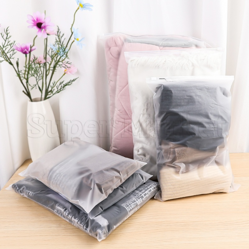 Set 5 Túi Zip Trong Suốt Đựng Đồ Lót / Giày Dép Chống Thấm Nước Tiện Dụng