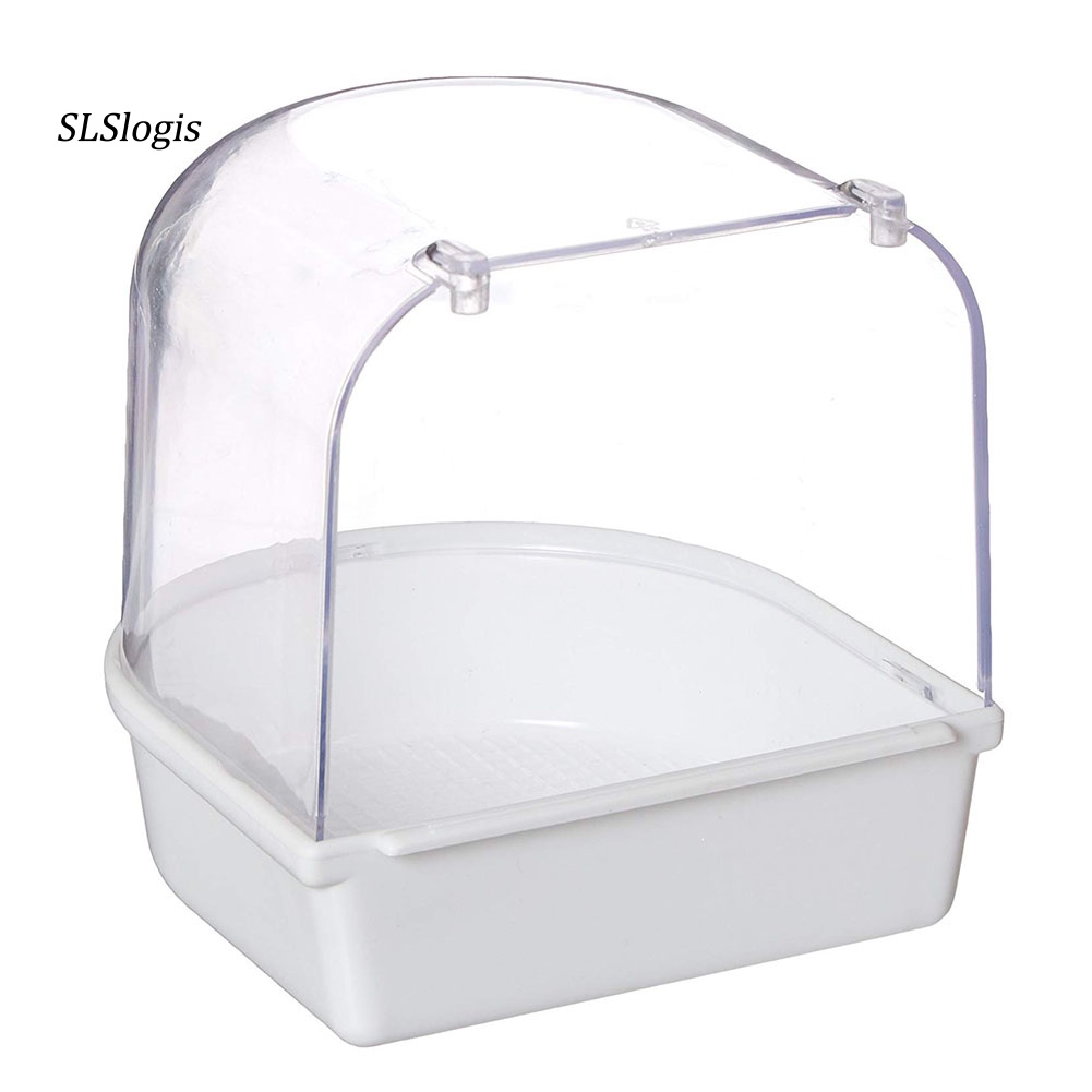 Bồn Tắm Treo Trong Suốt Dành Cho Chim Vẹt Tắm