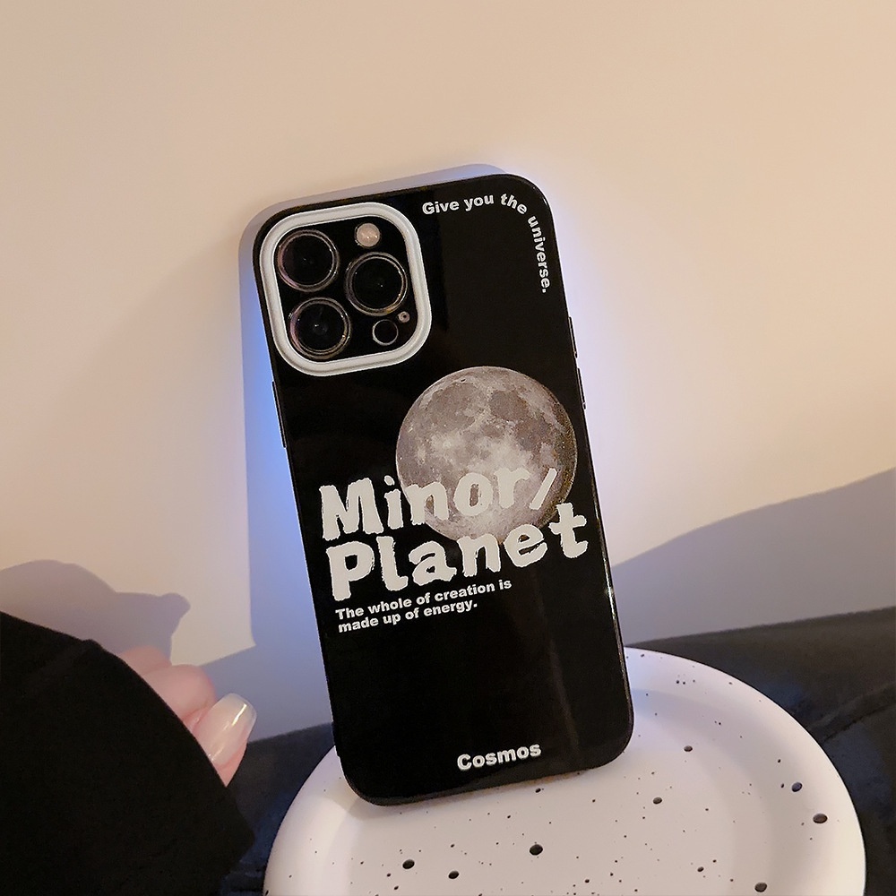 Ốp Điện Thoại tpu silicone Chống Rơi Họa Tiết Mặt Trăng Cho apple iphone 11 12 13 14 pro max