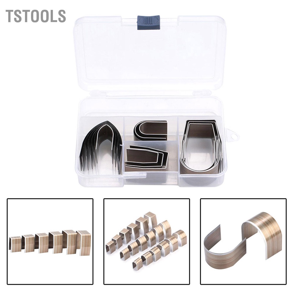 TSTOOLS 18 chiếc Thép Hợp Kim Đa Năng Da Thủ Công Dập Nổi Bộ Dụng Cụ Làm Đồ Tự Đục Lỗ