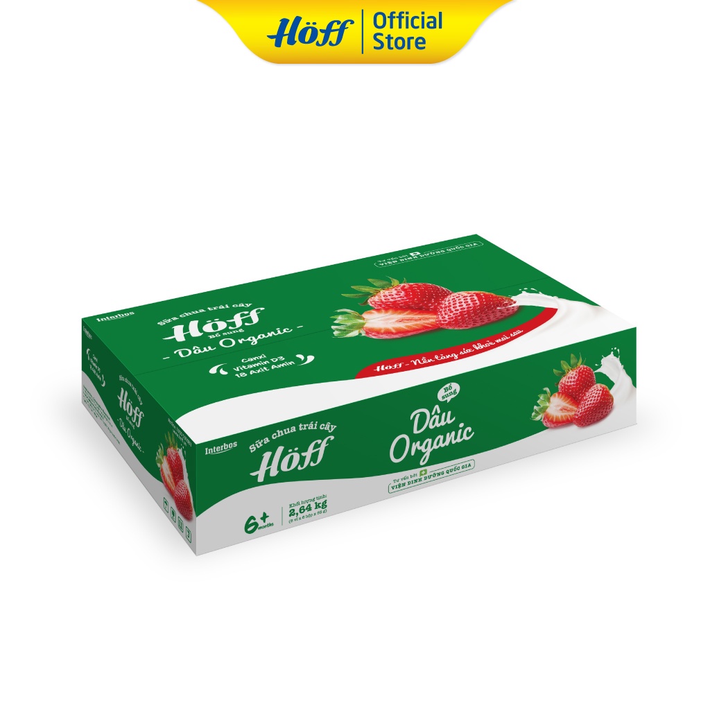 Sữa Chua Organic Hoff  ⚡ CHÍNH HÃNG ⚡ Bộ Đôi Sữa Chua Bổ sung 18 loại Acid Amin cần thiết cho cơ thể