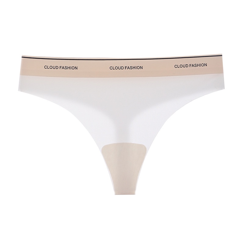 Quần Lót Lụa Lạnh Không Đường May Lưng Thấp Thoáng Khí Nhanh Khô Quyến Rũ Cho Nữ