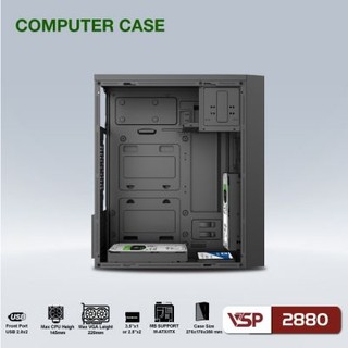 [Giá rẻ hủy diệt] Vỏ Case máy tính VSP 2880 NEW