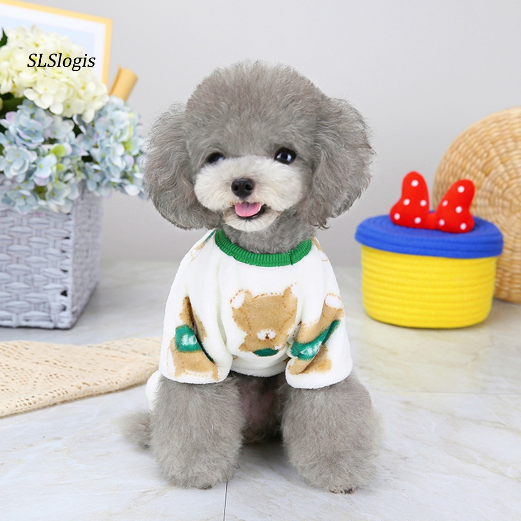 Quần Áo Cho Thú Cưng Có Bốn Legging Bằng Vải Teddy