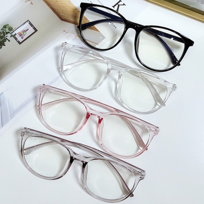 Mắt Kính Gọng Nhựa Trong Suốt Chống Ánh Sáng Xanh