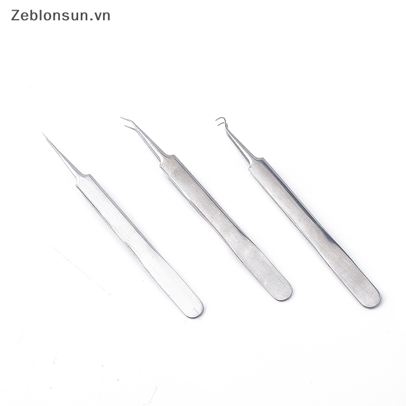 Nhíp Đầu Nhọn Lấy Nhân Mụn Đầu Đen Chăm Sóc Da Mặt