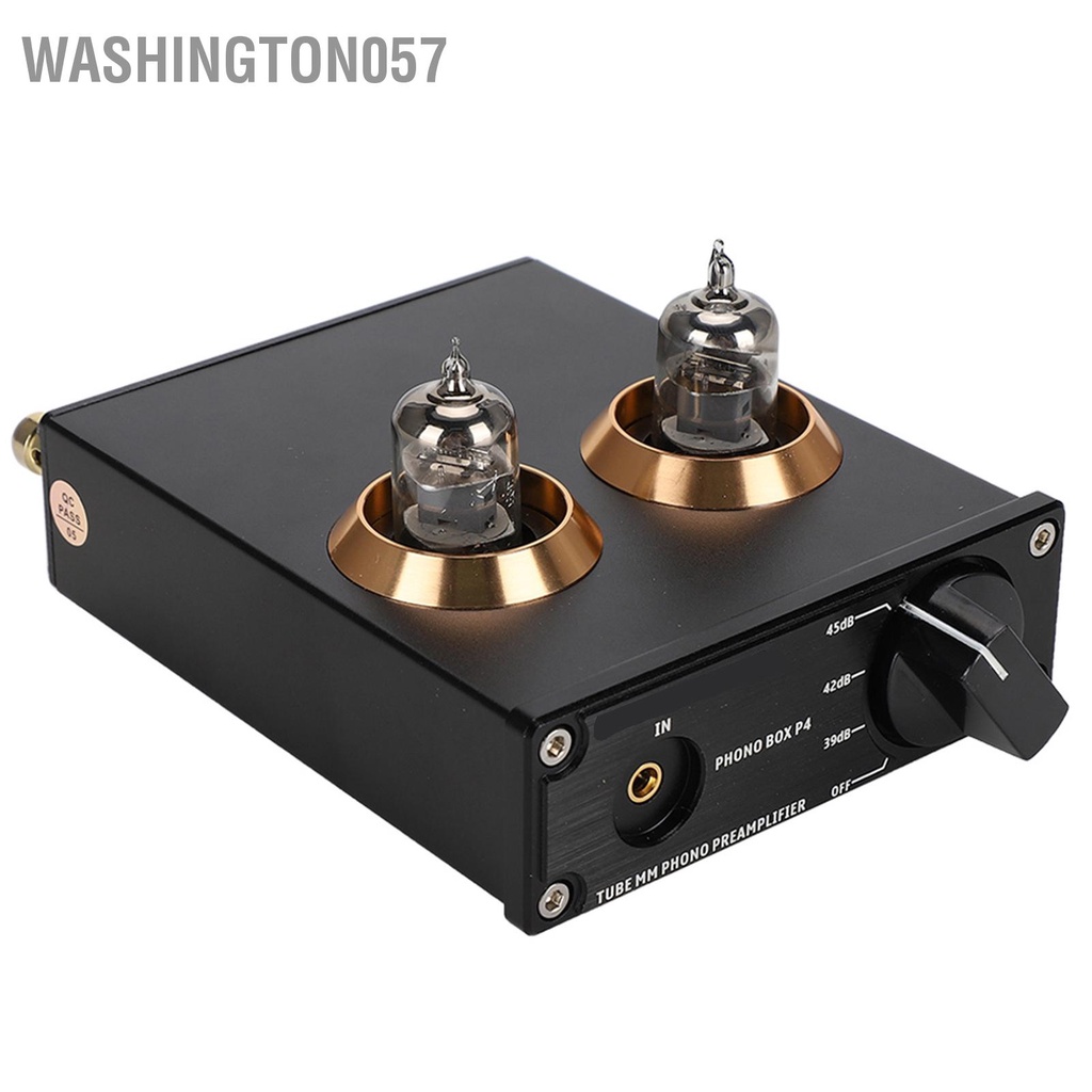 Có thể bán buôn Bộ khuếch đại phono MM 110-240V RCA mạ vàng washington057 Hàng giao ngay