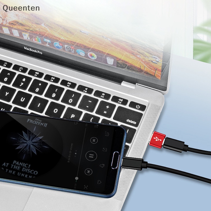 Queenten 1 chiếc usb c 3.1 loại c nữ sang usb 3.0 loại a bộ chuyển đổi cổng nam bộ chuyển đổi cổng mới qt