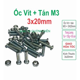 Ốc vít tán m3 3ly dài 2cm
