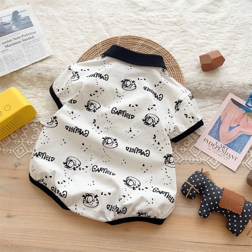 Bộ Áo Liền Quần Tay Ngắn Thời Trang Mùa Hè 2023 Dành Cho Bé Trai