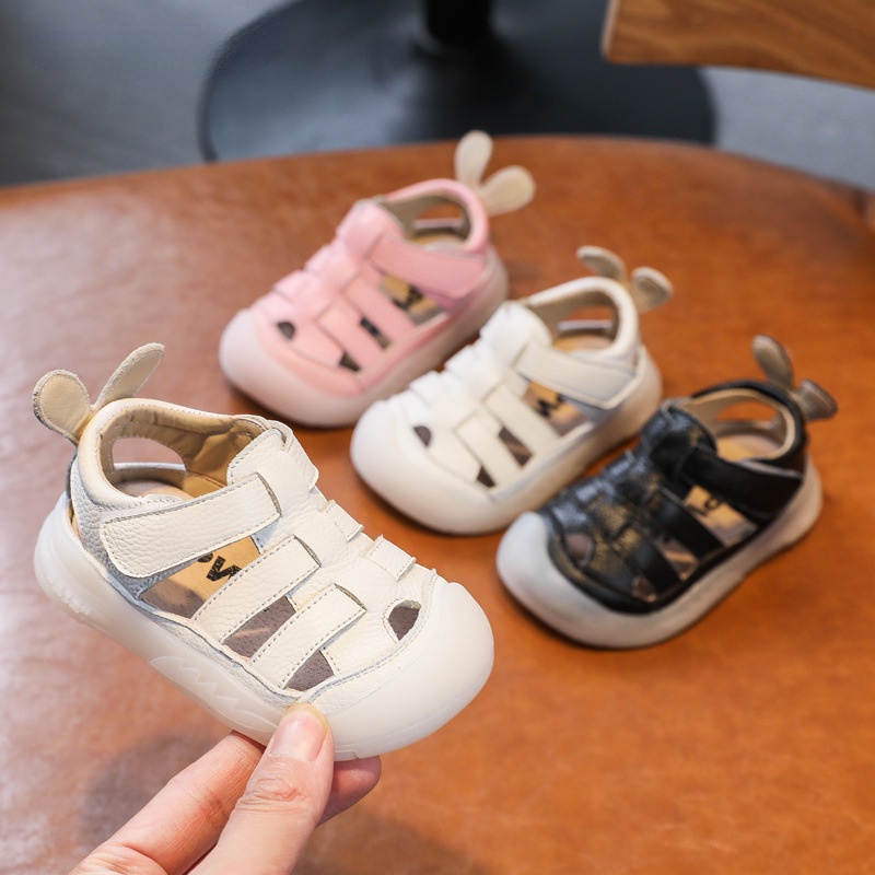 Summer baby boys girls sandals infant toddler shoes trẻ em anti-collision sandals ngoài trời soft bottom kids beach shoes comfort