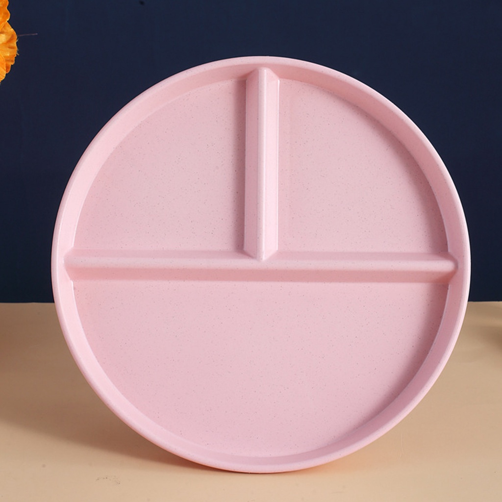 Thời Trang Đĩa Chia 3 Ngăn Bằng Nhựa Có Thể Tái Sử Dụng