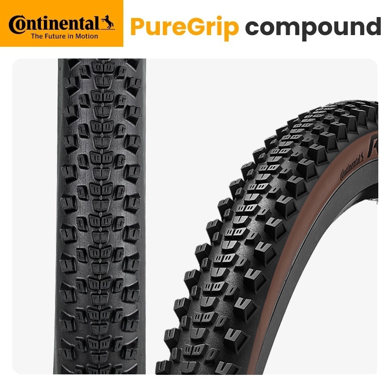 Lốp xe đạp leo núi continental ruban 27.5x2.1 29x2.1 màu nâu cho xe đạp leo núi e-bikes cross country