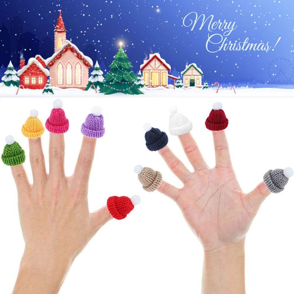 Set 20 Nón Len Mini Dùng Để Trang Trí Cây Thông Noel Tiện Dụng