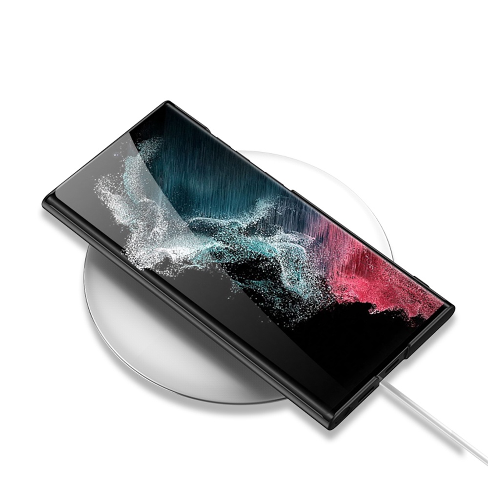 Ốp Điện Thoại Siêu Mỏng Màu Trơn Sang Trọng Kèm Giá Đỡ Cho Samsung Galaxy S23 Ultra S22 Ultra S23 S23Plus S22 S22 +