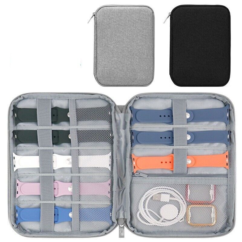 Electronic Organizer Durable Portable Cable Storage Gadget Bag Case for Hard Drive, Cable, Power Bank, Charger, Charging Cords, Mouse, Adapter, Earphones, USB, SD Card