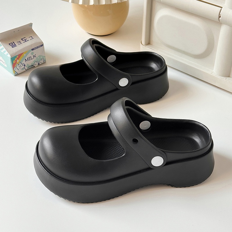 CHUMIAN Dép Mary Jane Đế Mềm Thoải Mái Thời Trang Dành Cho Nữ