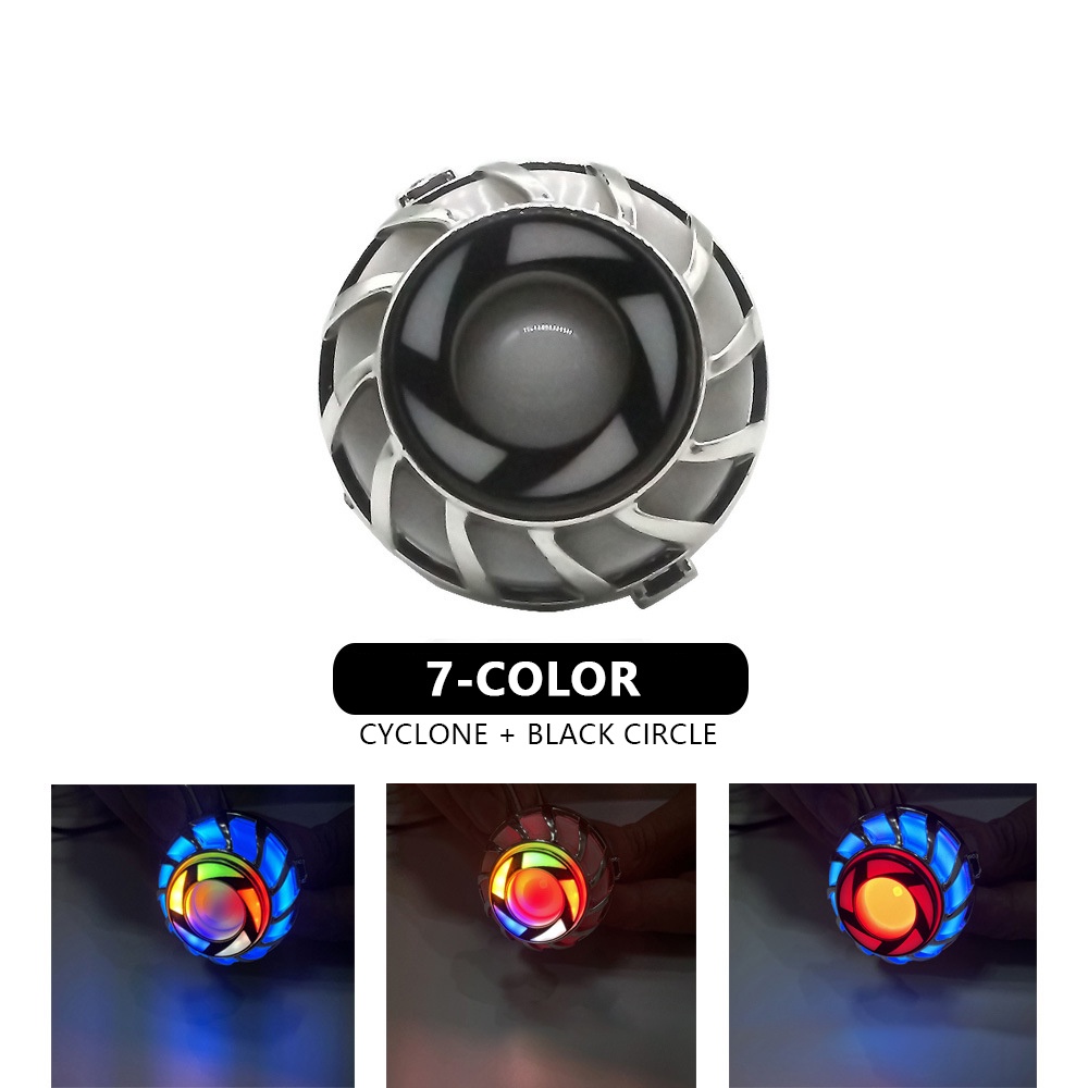 Đèn Pha LED Mắt Thiên Thần 12-24V Thông Dụng Cho Xe Máy