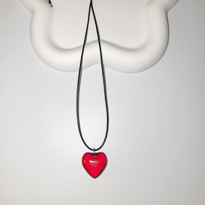 Vòng cổ Mặt Hình Trái Tim Thiết Kế Đơn Giản Cho Nữ