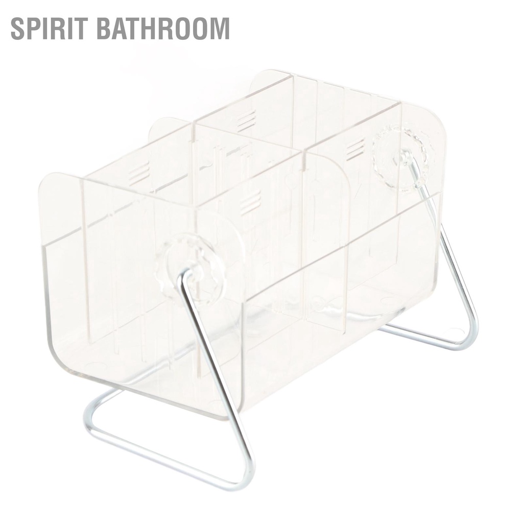 SPIRIT Bathroom Giá đỡ điều khiển từ xa bằng nhựa trong Bàn làm việc Tổ chức suốt Vỏ điện thoại di động Kính Hộp đựng đồ lặt vặt