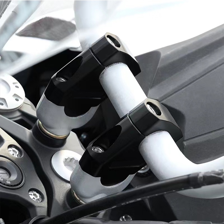 Xe máy phổ thông 22mm thanh tay lái Riser tay lái nâng cao kẹp quay lại bộ chuyển đổi ngàm Chrome MSX FZ150i