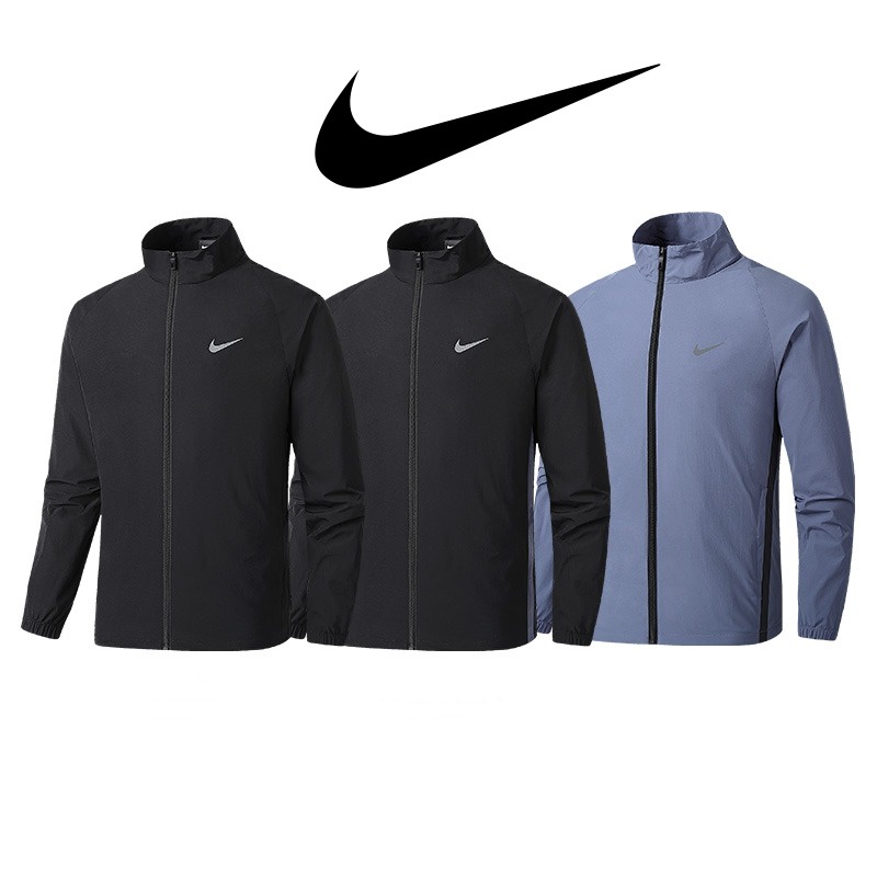 Áo Khoác Thể Thao Nike 100% Chính Hãng Chống Gió Thoải Mái Cho Nam