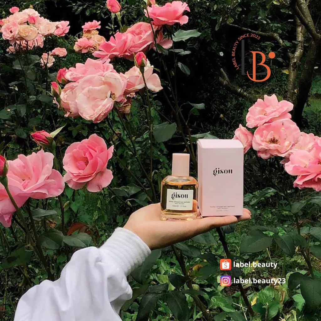 Sẵn ✨ Nước hoa dành cho tóc Gisou Honey Infused Hair Perfume - 𝐋𝐚𝐛𝐞𝐥.𝐛𝐞𝐚𝐮𝐭𝐲 ✨