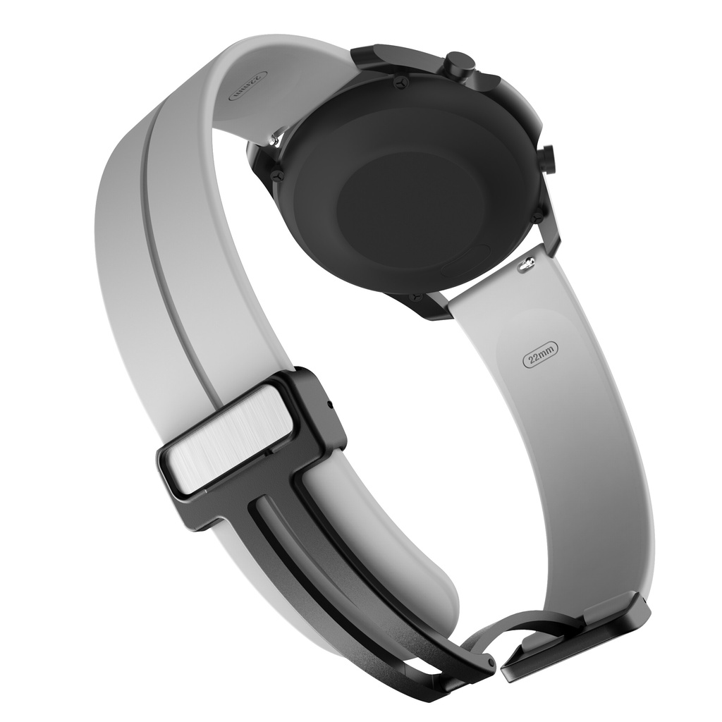 Dây Đeo Silicon Khóa Nam Châm 20Mm 22Mm Cho Đồng Hồ Thông Minh Samsung Galaxy watch 6 5 4 40mm 44mm Galaxy watch 6 classic 43mm 47mm