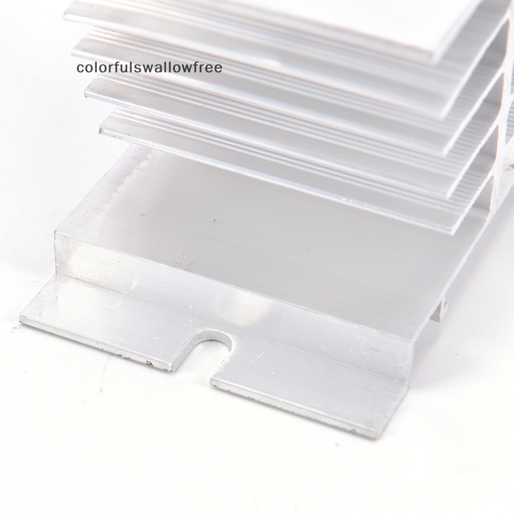 Colorfulswallowfree nhôm tản nhiệt ssr rơ le trạng thái rắn tản nhiệt nhỏ abc