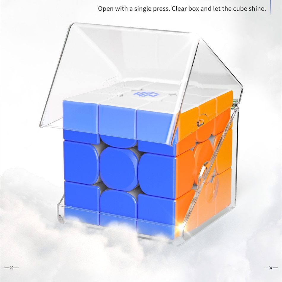 GAN 12 Maglev UV 3x3 Có Sẵn Nam Châm. Rubic GAN12 M Pro Leap FLAGSHIP Hãng GAN CUBE