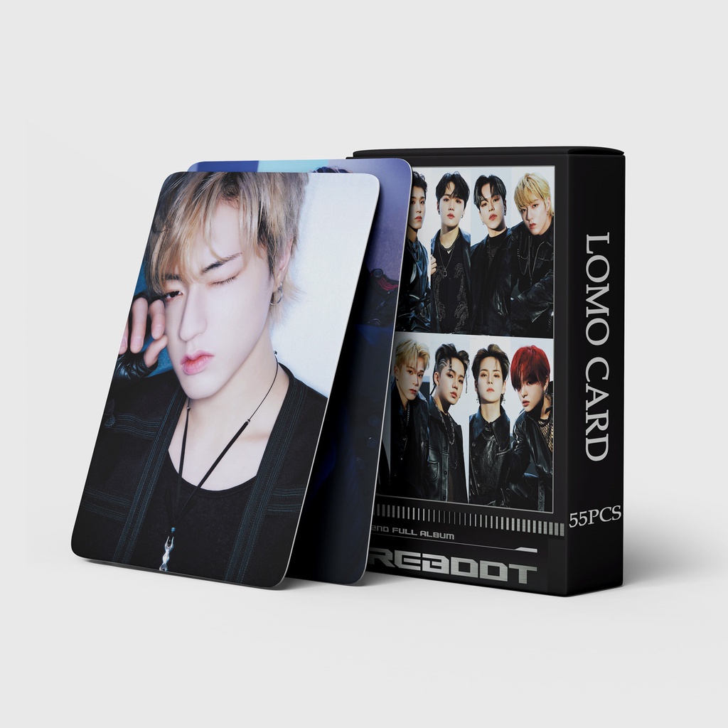 55 cái / hộp treasure move photocards khởi động lại bona bona album lomo thẻ kpop bưu thiếp letaotao2023