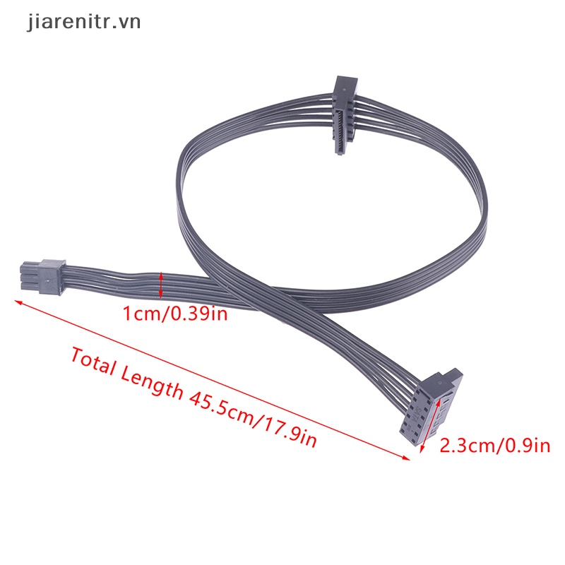 Ji mini 6 pin to 2 sata cáp ổ cứng ssd cáp cấp nguồn ổ đĩa quang dây nguồn cho giao diện bo mạch chủ dell vn
