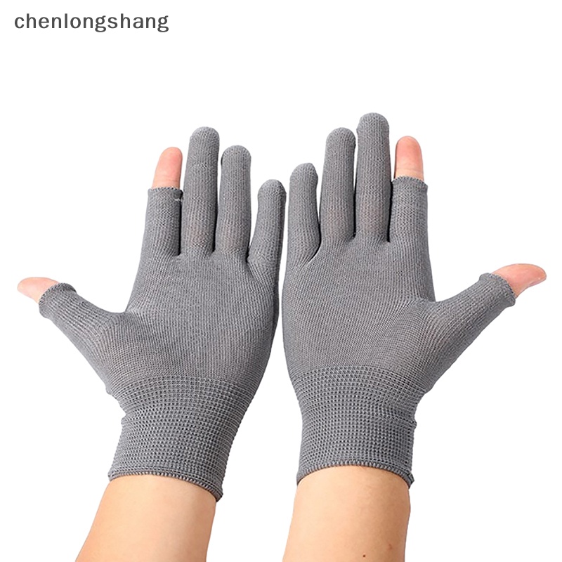 Chenlongshang nylon găng tay màn hình cảm ứng thoáng khí găng tay nửa ngón tay găng tay ngoài trời găng tay mỏng hung shoog mitten en