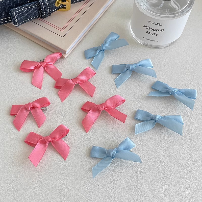 Mùa hè dễ thương ruy băng nơ tóc mái bộ kẹp tóc cô gái thời trang cho người lớn bộ