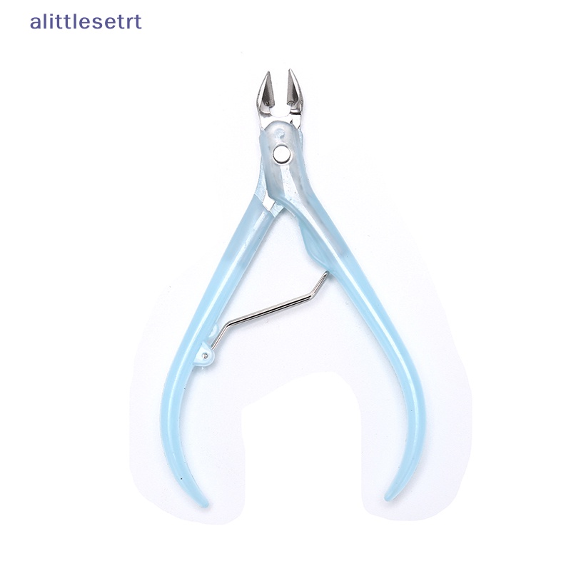 Aa 1pc làm móng tay bằng thép không gỉ kéo cắt lớp biểu bì móng tay tay cầm bằng nhựa vn