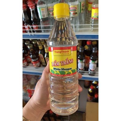 Dấm Ăn Trung Thành chai 450/500ml Nắp Xanh/Vàng  New