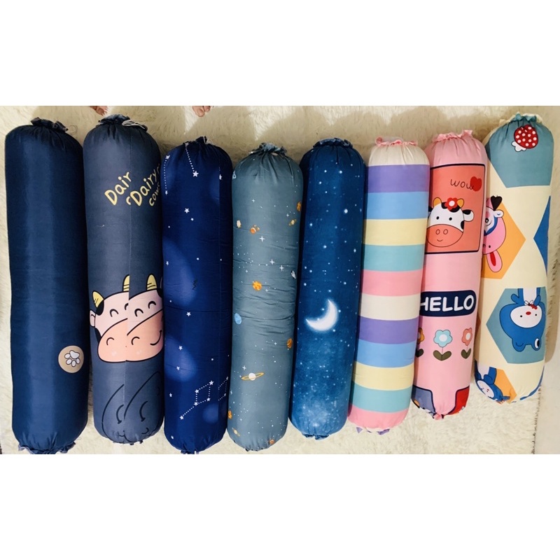 Gối ôm cotton ruột bông hạt cao cấp kích thước dài 100cm